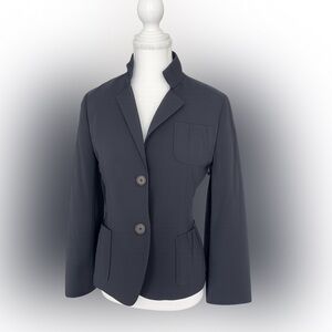 Akris Punto Navy Tailored Blazer Jacket | Size 6